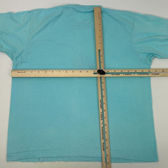 Vintage 80s Longboat Key Florida T Shirt Travel Tourist Tourism Tee Blue S Small - Picture 8 of 8